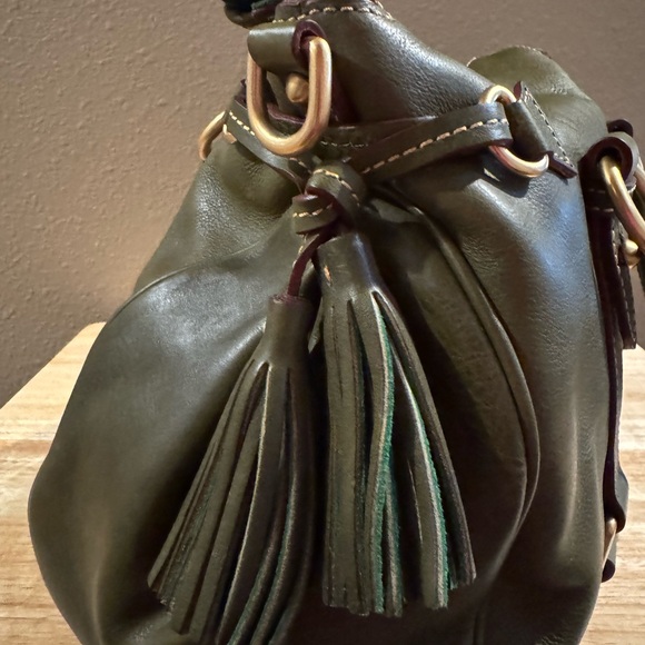 Dooney & Bourke Large Florentine Leather Satchel - Picture 7 of 12